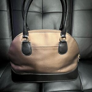 Coach Black and Gold Leather Accessory